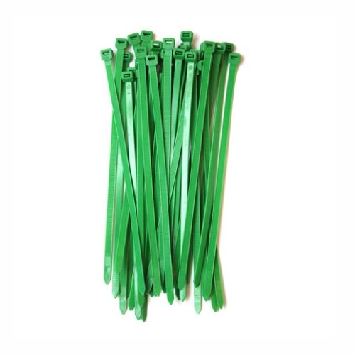 Bridas de Nylon verde 4.8x250mm (100ud POR BOLSA)