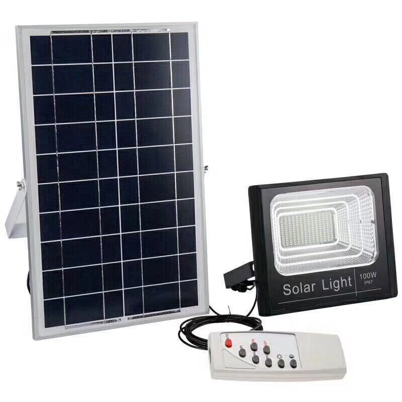 Foco de led 100 watios solar mando a distancia