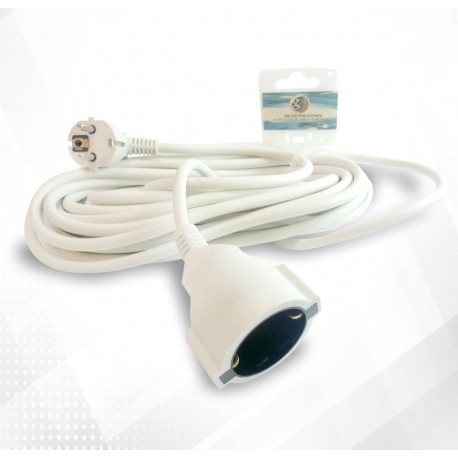 [GM10001] Alargador 3 metros cable 3x1.5mm BLANCO