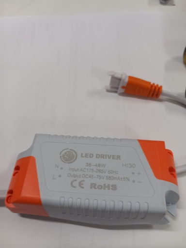 [GM00230] Driver led 48 watios conexion naraja (hembra)